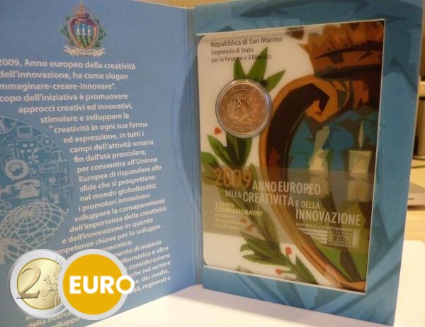 2 euro San Marino 2009 - Year of Creativity and Innovation BU FDC