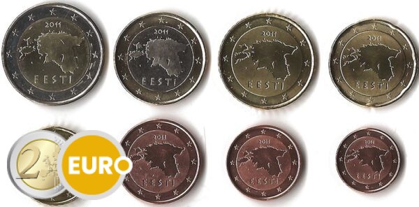 Série euro UNC Estonie 2011