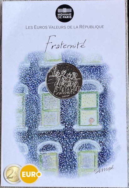 10 euro France 2014 - Fraternity Winter UNC in coincard