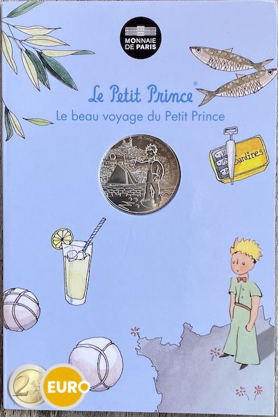 10 euro France 2016 - The Little Prince Petanque Marseille in coincard