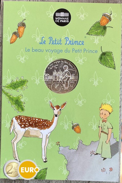 10 euro France 2016 - The Little Prince Castles of the Loire in coincard