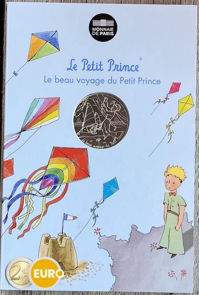 10 euro France 2016 - The Little Prince Kite flying in the North in coincard