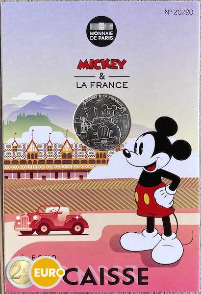 10 euro France 2018 - Mickey Full speed - in coincard