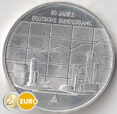 10 euro Germany 2007 - J 50 years Bundesbank BU FDC