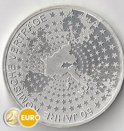 Germany 2007 - 10 euro F 50 years Treaty of Rome ToR BU FDC