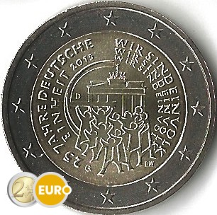 2 euro Duitsland 2015 - G Duitse Eenmaking UNC