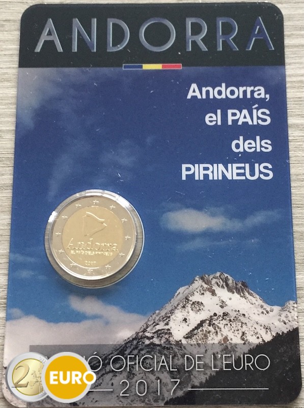 2 euro Andorra 2017 - The Pyrenean Country BU FDC