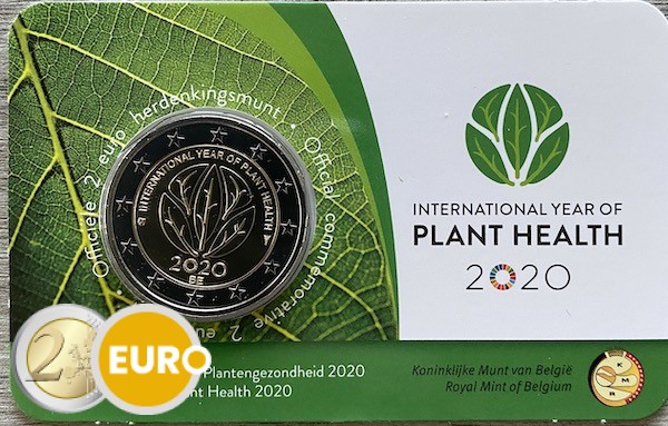 2 euro Belgium 2020 - Plant Health BU FDC Coincard NL