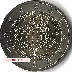 Austria 2012 - 2 euro 10 years euro UNC