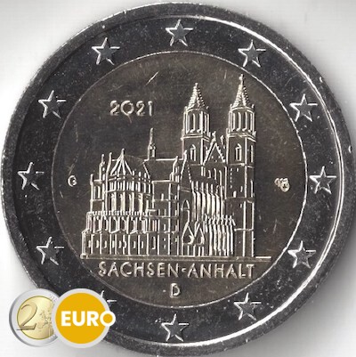 2 Euro Deutschland 2021 - G Sachsen-Anhalt UNZ