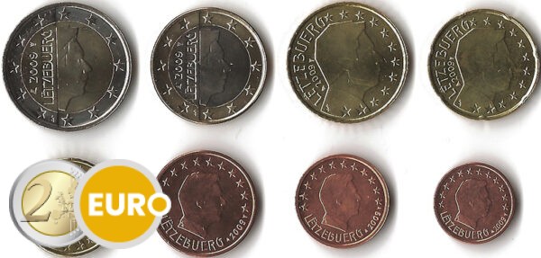 Serie de euro UNC Luxemburgo 2009
