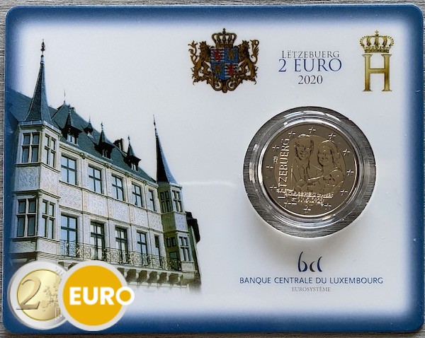 2 euro Luxembourg 2020 - Birth of Charles of Luxembourg BU FDC Coincard