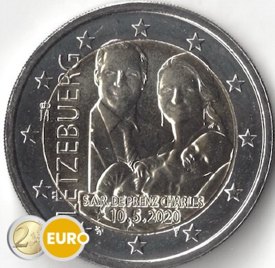 2 euro Luxembourg 2020 - Birth of Charles of Luxembourg UNC
