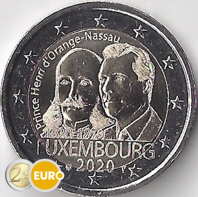 2 euro Luxembourg 2020 - Henry of the Netherlands UNC