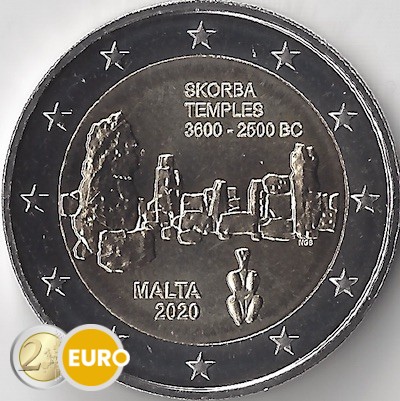 2 euro Malta 2020 - Skorba Temple UNC
