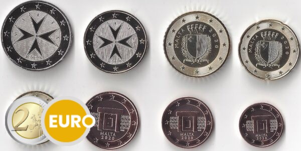 Serie de euro UNC Malta 2020