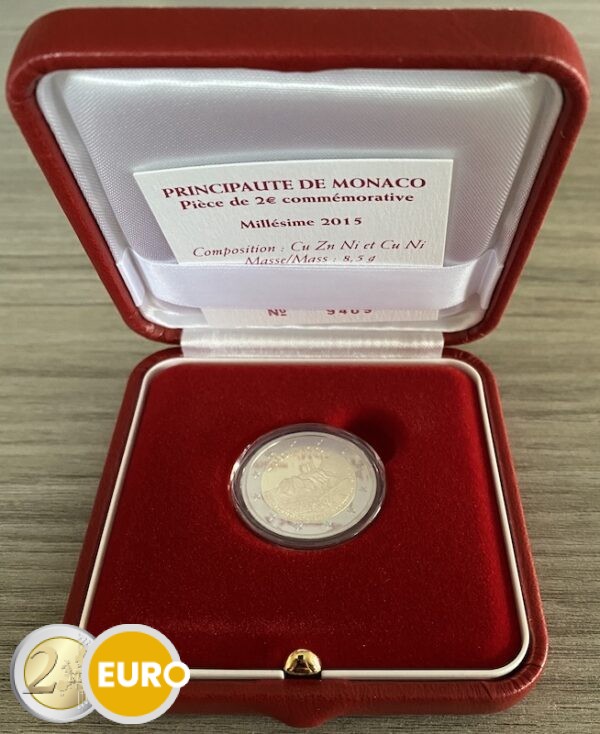 2 euro Monaco 2015 - Castle BE Proof