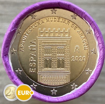 Rouleau 2 euros Espagne 2020 - Mudéjar Aragon