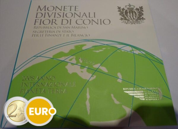 Euro set BU FDC San Marino 2008 + 5 euro Earth Day