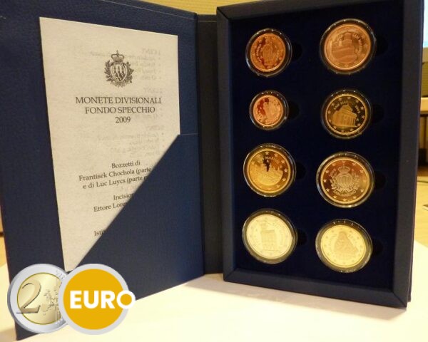 Euro set BE Proof San Marino 2009