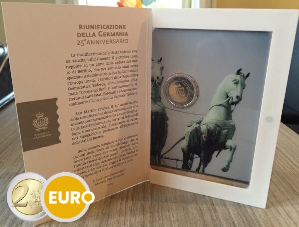 2 euros San Marino 2015 - Unidad Alemana BU FDC