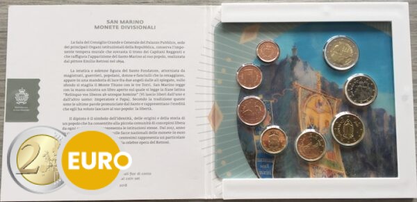 Euro set BU FDC San Marino 2018