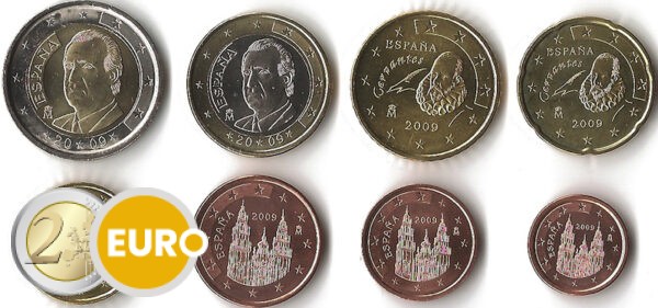 Euro set UNC Spain 2009