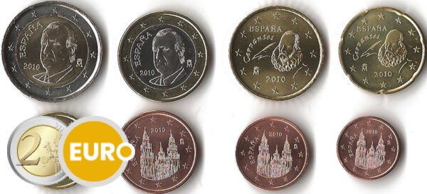 Euro set UNC Spain 2010