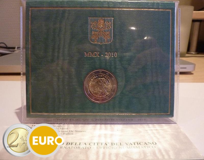 2 euro Vatican 2010 - Year for Priests BU FDC