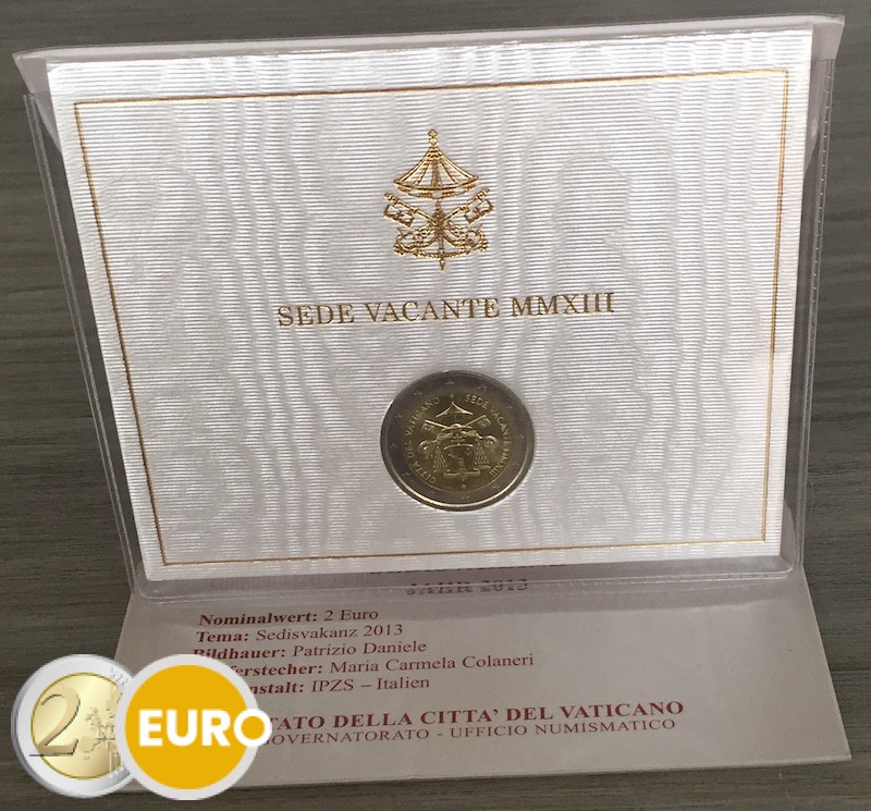 2 euro Vatican 2013 - Sede Vacante BU FDC