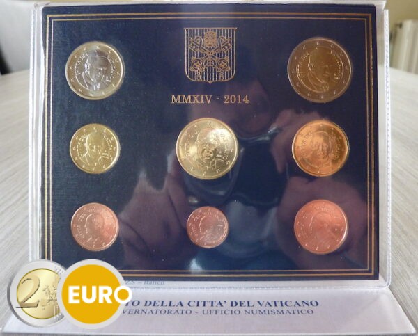 Euro set BU FDC Vatican 2014