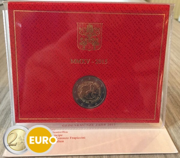 2 euro Vaticaan 2015 - Wereldgezinsdagen BU FDC