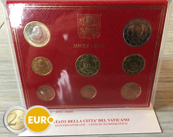 Serie de euro BU FDC Vaticano 2015
