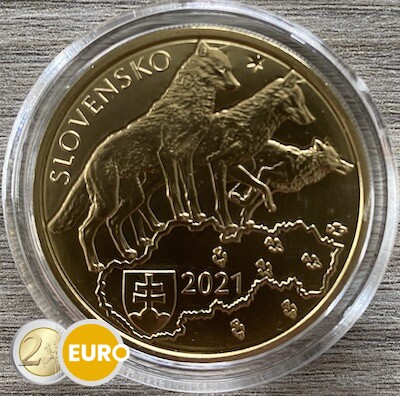 5 euro Slovakia 2021 - Wolf UNC