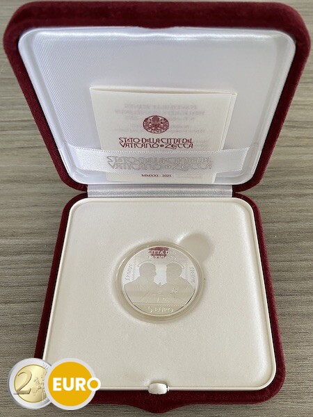 5 euro Vaticaan 2021 - St. Pieter en St. Paulus BE Proof Zilver