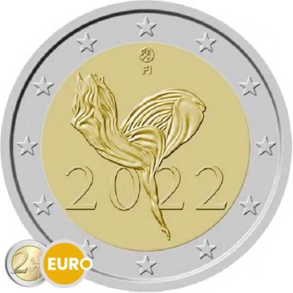 2 euro Finland 2022 - 100 years of the Finnish National Ballet UNC