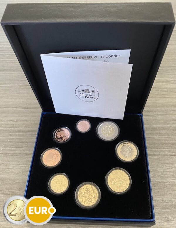 Euro set BE Proof France 2022