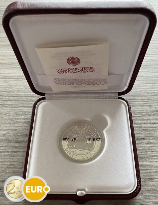 10 euro Vatican 2021 - University Sacred Heart BE Proof Silver