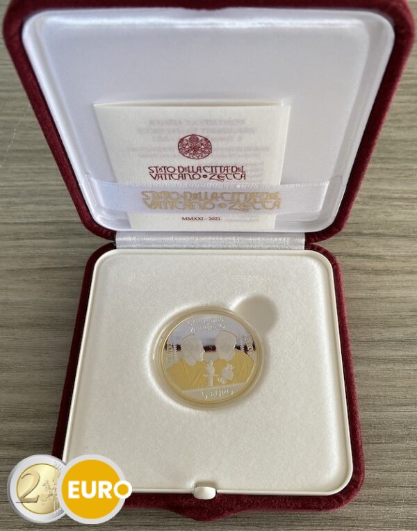 5 euro Vatican 2021 - St Peter and St Paul BE Proof Silver and Gold