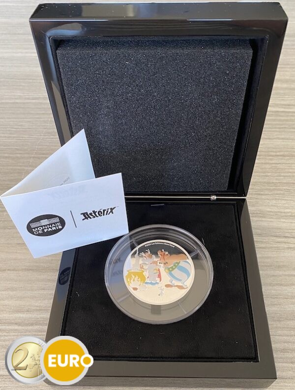 50 euro France 2022 - Asterix BE Proof 5Oz Silver Coloured