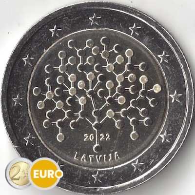 thumbnail image 2 of 2018 Latvia 2 Euro Commemorative Coin - 100 Years Of Independence (UNC, Bi-Metallic) 2 of 3