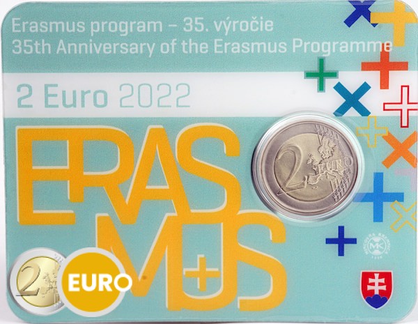 2 euro Slovakia 2022 - Erasmus BU FDC Coincard