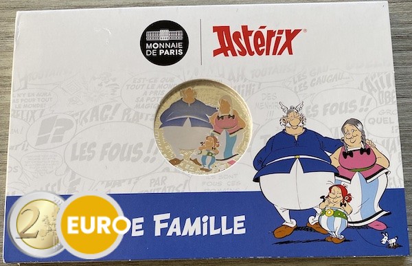 50 euro France 2022 - Asterix Family BE Proof Silver Coloured