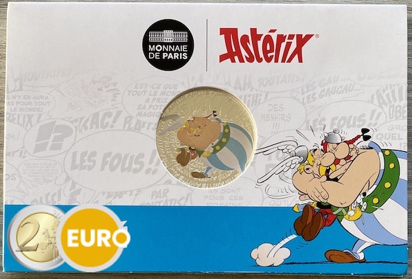 50 euro France 2022 - Asterix Friendship BU FDC Silver Coloured