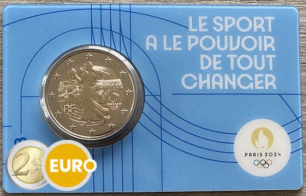 2 euro France 2023 - Sower and boxing – Pont Neuf BU FDC Coincard