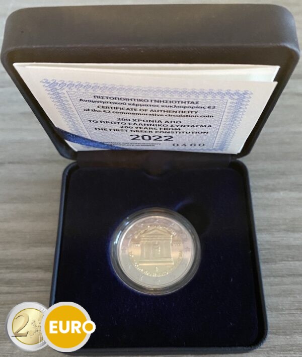 2 euro Greece 2022 - Greek Constitution BE Proof