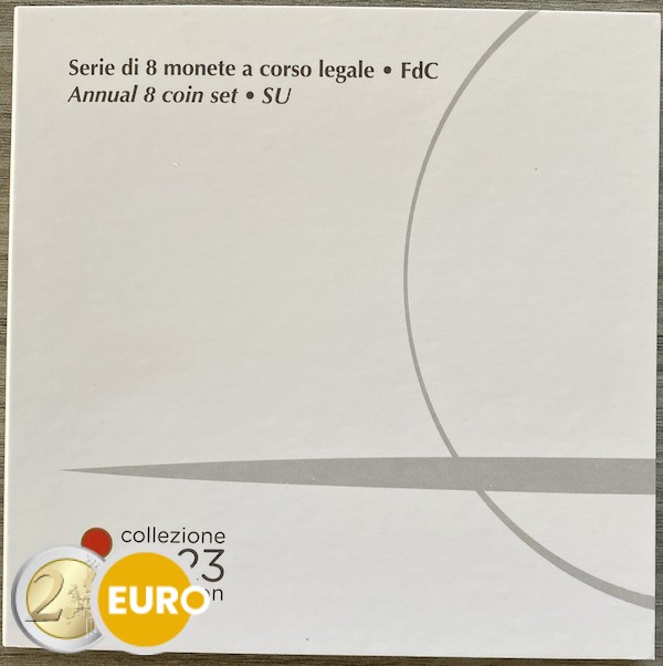 Euro set BU FDC Italy 2023