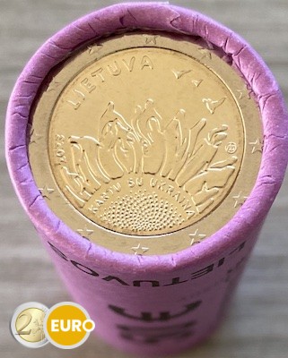 Roll 2 euro Lithuania 2023 - Together with Ukraine
