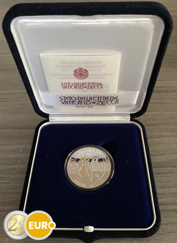 5 Euro Vatikan 2022 - Anima Mundi PP Silber Gold