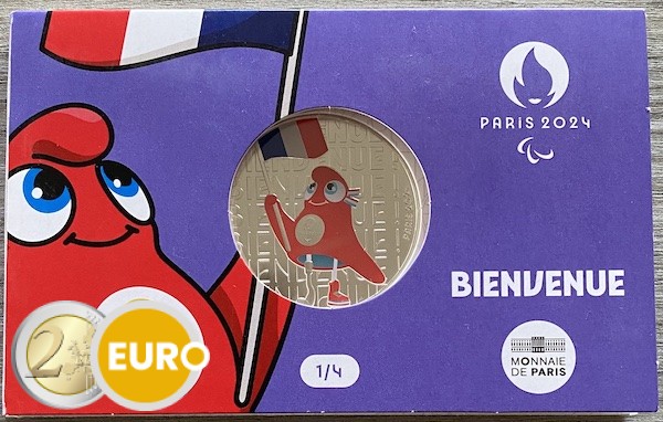 50 euro France 2023 - Mascot Welcome BU FDC Silver Coloured